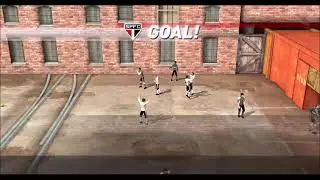 Troca de passes e bomba do Rafinha | São Paulo x Atlético-MG | FIFA Street 14 de Wii