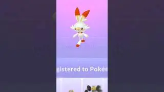 Scorbunny debut in pokemon go || Galar region starter #anime #gaming