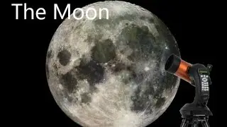 Moon through Celestron Nexstar 4SE Telescope