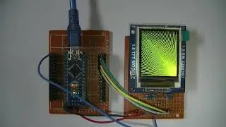 Arduino with ST7735 TFT Display Test Circuit