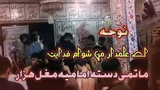 Noha | Hai Alamdar Man Shawam Fidayat | Matmi Dasta Imamia Mughal Hazara...