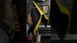 DUCATI TAIL GRAPHICS. #wraping #rehancustoms #ytshorts #automobile #bikerlife #modifiedbike #ducati