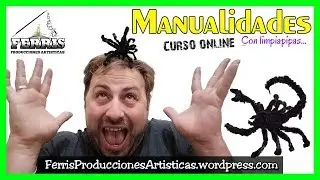 🦂 Cómo hacer un ESCORPION - ALACRAN con LIMPIAPIPAS🔴  [MANUALIDADES]