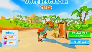 🥇 RESGATE do FILHOTE do 🦖 