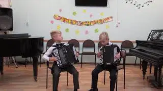 Гунины Егор и Андрей (дуэт баянистов) Русская народная песня 