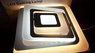 Как собрать подключить объемный led светильник с пультом управления!