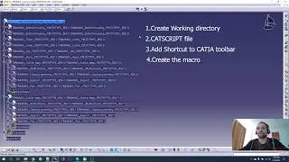 CATIA  AUTOMATION  SET VISIBLE BY REVISION/ STATUS/ NAME IN PRODUCT (with Notepad++ Step by Step)