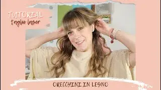 TUTORIAL #86: orecchini in legno | Lightburn e taglio laser | Laser cut wooden earrings