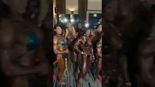 IFBB RISING PHOENIX WOMEN’S BODYBUILDING READY FOR PREJUDGING !