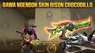 NGENDOK PAKAI SKIN BISON BUAYA DARAT!! DAMAGE NYA PLUS DUA SAKIT BANGET