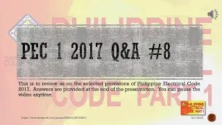 PEC 1 2017 Q&A #8