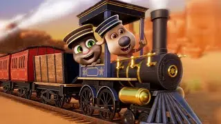 Talking Tom - Toy Train Adventure - NEW Episode 242 Compilation - Super Toons TV - Cartoons