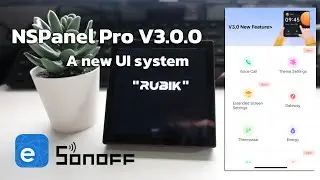 NSPanel Pro V3.0  : Brand-new UI interface [ RUBIK ]