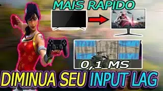 COMO DIMINUIR O INPUT LAG NO FORTNITE DO PS4- (MUITO BAIXO!!)