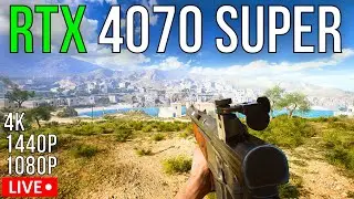 🔴 RTX 4070 SUPER Dominates Battlefield 5 with INSANE Performance!