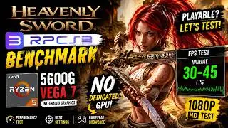 Heavenly Sword RPCS3 Benchmark On Ryzen 5 5600G Vega 7 (NO GPU) 2023 || Ghost Benchmark.