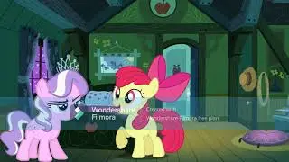 Applebloom afila el machete. Invitada especial, Diamond Tiara