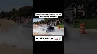 The Scat Pack boys always do INSANE burnouts for me! #dodge #charger #scatpack #burnout #fullsend