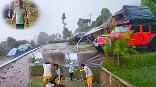 Camping 3 Hari 2 Malam Di GAJOG HILL CAMP Saat Hujan Badai | Tajurhalang, Cijeruk, Bogor.