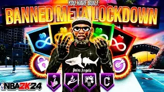 THIS BANNED BEST LOCKDOWN BUILD IS GAMEBREAKING IN NBA 2K24! BEST REBOUNDING LOCKDOWN BUILD 2K24!