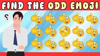 Find the ODD Emoji Out | Emoji Quiz | Easy, Medium, Hard, Impossible