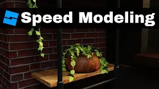 Speed Modeling a Plant! | Blender/Roblox Studio
