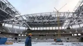 Съемка стадиона «Открытие Арена». 15 декабря 2013 года