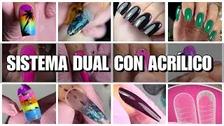 Sistema Dual con Acrílico | Recopilación💅🏻