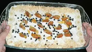 10 minutes dessert recipe/Easy dessert recipe/Banana caramel delight recipe.