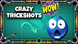 8 Ball Pool - HOW TO PLAY TRICKSHOTS | CRAZY GAMEPLAY😱