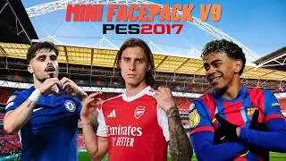 Mini Facepack V9 PES 2017 (Free & Works on All Patches)