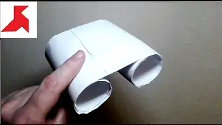 How to make children's Binoculars out of A4 paper