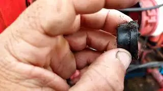Replacing the seals on the T-25 tractor's pushrod tubes 