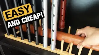 Easy & Cheap Trick for Storing your Flute Collection