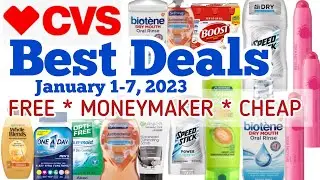 CVS Couponing Deals FREE MONEYMAKER CHEAP 1/1 - 1/7