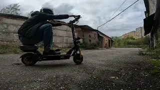 Езда на заднем бардачке без сидения на Kugoo M5 Pro 2023года