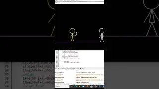 Create Animation using C++  #C++ #programming #animation #stickman
