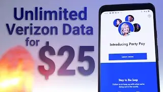 Visible Party Pay - Unlimited Verizon Data for $25/month!