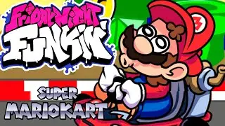 FNF MARIO KART 🚗 | MOD MARIO FNF | FRIDAY NIGHT FUNKIN' | EXPERT LEVEL | VALE GAMER