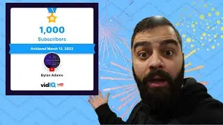 I Just Hit 1000 YouTube Subscribers!