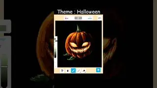 Theme : Halloween #roblox #art #drawing #painting #illustration #games #shorts