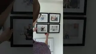 We love helping our clients hang their wall art.