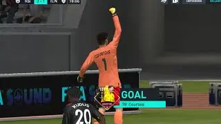 Goal by Goalkeeper #courtois #goals #football #fifa