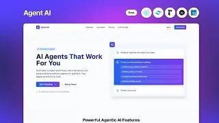 Agent AI - Free NextJs Landing Page Template