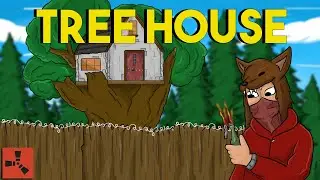 I lived in the GREATEST tree house base in Rust Console