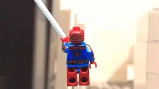 Spider man swing green screen