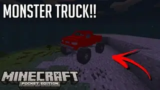 CAMINHÃO MONSTRO NO MINECRAFT PE!! - ADDONS