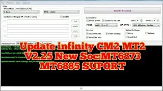 Infinity Chinese Miracle 2 MTKMediaTek v2.25 MT68xx line, new models and features
