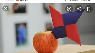 como fazer uma estrela ninja