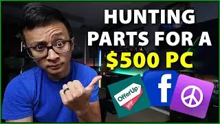 🟢Deal hunting parts for a $500 gaming PC!
